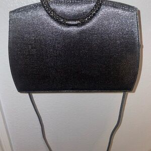 Stuart Weitzman Black Mini Bag with Chain Strap